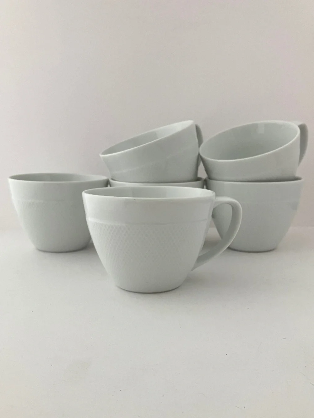 Pottery Barn set textured